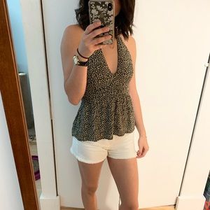 AE floral halter top